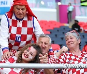 크로아티아 응원하는 팬