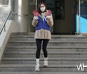 [Ms포토]유현주 '천사의 나들이, 골프존 김치 나눔'