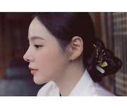 '태양 아내' 민효린, 빛나는 명품 콧대 …단아한 한복 자태 [N샷]