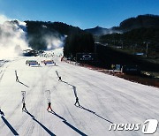 '용평리조트 스키장에서 겨울을 즐기자'