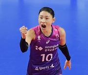 [ST포토] 김연경 '포효는 이렇게'