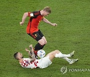 벨기에, 크로아티아 전 0-0 팽팽...조별리그 탈락 위기 (전반 종료)