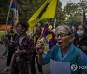 APTOPIX India Tibetan Protest