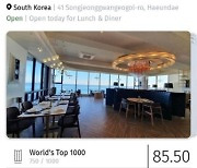 부산시, 글로벌 대표 레스토랑 발굴 성과