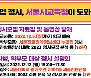 서울시교육청, 2023 대입설명회 및 특별진학상담 진행