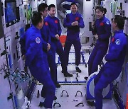 중국 유인 선저우-14, 우주정거장 분리..."지구 귀환 준비"