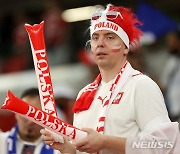 폴란드 응원하는 축구 팬