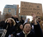 "상하이 시위자들 석방하라" 뉴욕에서 反 제로 코로나 시위