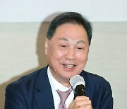 서울시 체육회장 선거 출마 선언하는 강태선 회장