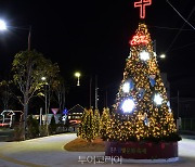 '진주크리스마스트리 참빛문화축제'개막..연말 분위기 물씬