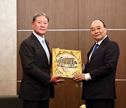 GS건설 최고경영진 베트남 국가주석, 투자 협력 방안 논의