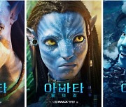 '아바타: 물의 길' 판도라 행성의 다양한 얼굴들…캐릭터 포스터 공개