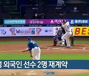 삼성 외국인 선수 2명 재계약