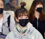 [MD포토] 에이핑크 윤보미 '사과 머리 너무 편해'