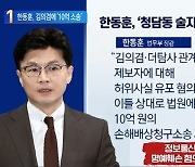 김의겸·더탐사에 ‘10억 소송’…한동훈, 30장 고소장 냈다