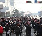 민주노총, 충남·대전 화물연대 총파업 지지 결의대회