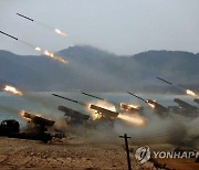 북한군, 동해 방향 방사포탄 100여발 발사