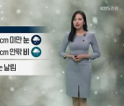 [날씨] 강원 영서 내일 비·눈…영동 ‘건조특보’ 겨울철 화재 주의!