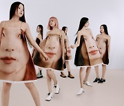 엔믹스, 충격의 440만원짜리 맞춤 제작 얼굴 드레스 '화제'