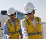 이재용 회장, UAE 바라카 원전 건설 현장 방문