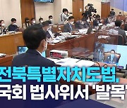 전북특별자치도법, 국회 법사위서 '발목'