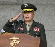 김계환 신임 해병대사령관, 승리·정직·상생 화두…“전방위 위협 신속 대응”