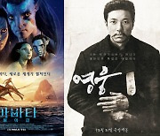 '아바타: 물의 길' vs '영웅'…12월 극장가 韓·美 대작 맞붙는다