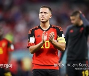 벨기에 '황금세대 주축' 아자르, 대표팀 은퇴 선언