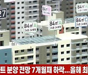 (영상)서울 아파트 분양 전망 7개월째 하락...올해 최저치 기록