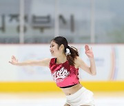 [Ms포토] 이해인 '걸그룹 빙의, 빙판위에서 춤을~'
