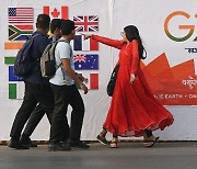 G20 개최 알리는 인도 현지 광고판