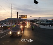 화물연대 총파업 보름만에 제주 애월항서 시멘트 2000t 반입