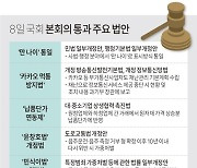 [그래픽] 8일 국회 본회의 통과 주요 법안