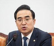 예산안 협상 답답함 토로하는 박홍근 민주당 원내대표