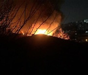 서울 성북구 정릉동 재개발 구역에서 불