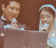 티아라 지연♥황재균, 결혼식 현장 공개…눈부신 웨딩 자태 [N샷]