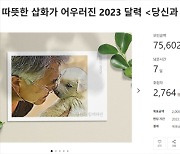 ‘文 반려견 달력’ 모금목표 4000% 초과 달성… ‘문팬’ 지지 여전