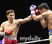 [MD포토] 유대경 '파퀴아오 안면 가격하는 펀치'