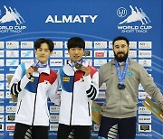 김태성, 쇼트트랙 월드컵 3차 대회 500m에서 깜짝 '금메달'