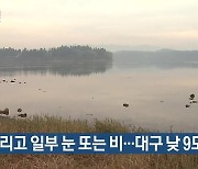 흐리고 일부 눈 또는 비…대구 낮 9도