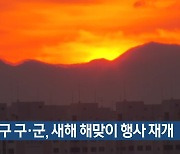 대구 구·군, 새해 해맞이 행사 재개