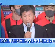 [MBN 프레스룸] 정몽규 축구협회장 20억 기부…尹心 작용?
