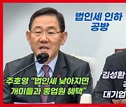 [영상] 주호영 "김대중·노무현 법인세 낮췄다" 김성환 "낙수이론 이명박·박근혜 때 실패 판명"