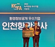 인천항만공사 '2022년 녹색금융 우수기업' 환경부 장관상 수상