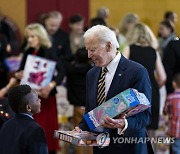 USA BIDEN TOYS FOR TOTS EVENT