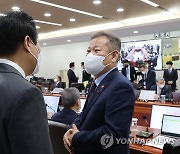 국무회의 참석한 이상민 행안부 장관과 오세훈 서울시장