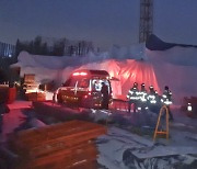 파주 아파트 신축현장서 일산화탄소 중독사고…9명 중경상(종합)