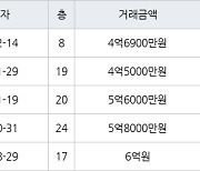 수원 매탄동 매탄현대힐스테이트 84㎡ 4억6900만원에 거래