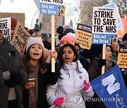 BRITAIN NHS NURSES STRIKES