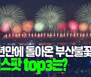 [20대 뉴스] 3년만의 부산불꽃축제, 꿀스팟 top3 추천